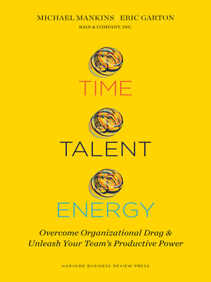 cover image of Time, Talent, Energy